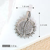 Necklace Pendant Copper Microinlaid Zircon Love Wings Electroplating Animal Zodiac Geometric Shapes Jewelry Accessories