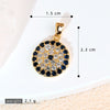 Necklace Pendant Copper Plated 18K Gold With Devil's Eye Cartoon Characters Zircon Diy Jewelry Accessories