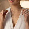 Necklace Pendant Geometric Style Titanium Steel Artificial Crystal For Women