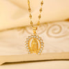 Necklace Pendant Micro Inlaid Zircon Cross Copper Alloy Geometric Electroplating For Women