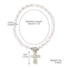 Necklace Pendant Mosaic Rose Cross Zinc Alloy Crystal Beaded Electroplating Simple Irregular