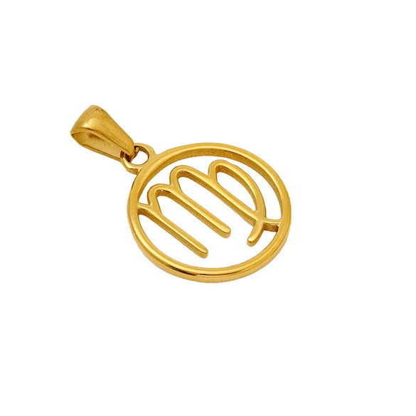 Necklace Pendant Stainless Steel Constellation Electroplating Style For Men And Women Couple
