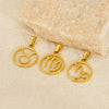 Necklace Pendant Stainless Steel Constellation Electroplating Style For Men And Women Couple