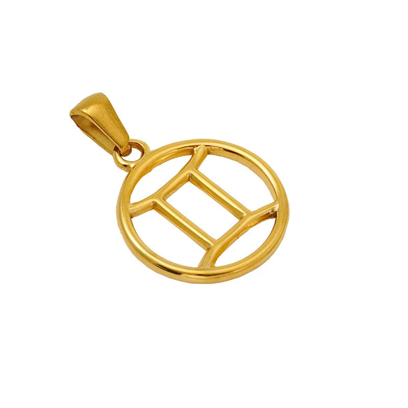 Necklace Pendant Stainless Steel Constellation Electroplating Style For Men And Women Couple
