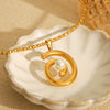 Necklace Pendant Stainless Steel Geometric Open Collar For Women