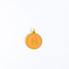 Necklace Pendant Titanium Steel Letter Pattern Gold Inlaid Accessories