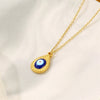 Necklace Pendant Titanium Steel Stainless Steel Water Drop Geometric Dripping Oil Style For Women