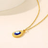Necklace Pendant Titanium Steel Stainless Steel Water Drop Geometric Dripping Oil Style For Women
