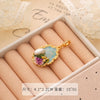 Necklace Pendant Universal Buckle Copper Electroplated Fashion Geometric Heart Flower Leaves Drop Shape Star Accessories