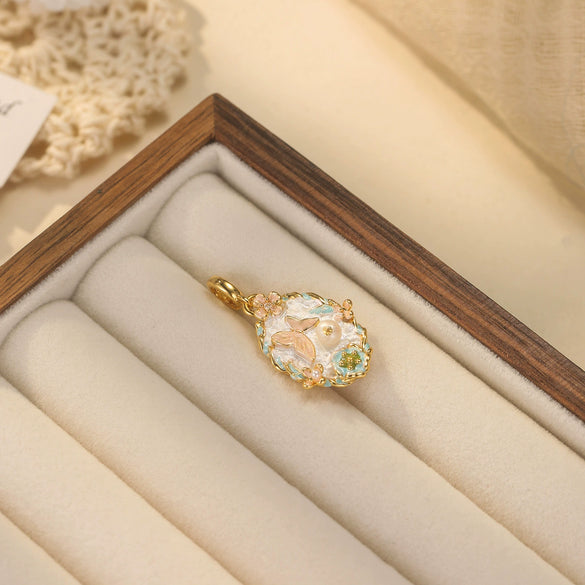 Necklace Pendant Universal Buckle Copper Electroplated Fashion Geometric Heart Flower Leaves Drop Shape Star Accessories
