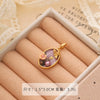 Necklace Pendant Universal Buckle Copper Electroplated Fashion Geometric Heart Flower Leaves Drop Shape Star Accessories
