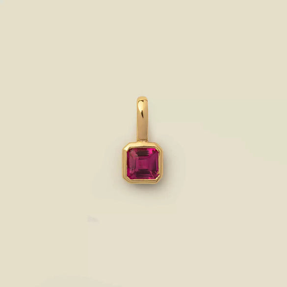 Necklace Pendant Women's Mixed Gemstone Setting Titanium Steel Geometric Style Set With Diamonds