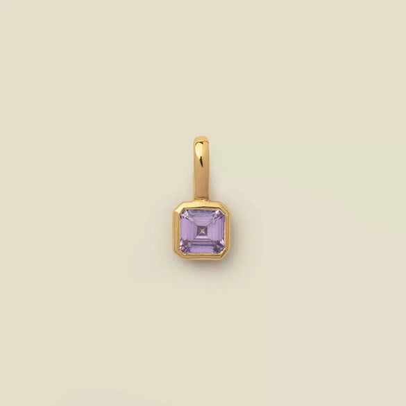 Necklace Pendant Women's Mixed Gemstone Setting Titanium Steel Geometric Style Set With Diamonds