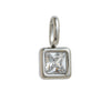 Necklace Pendant Women's Mixed Gemstone Setting Titanium Steel Geometric Style Set With Diamonds