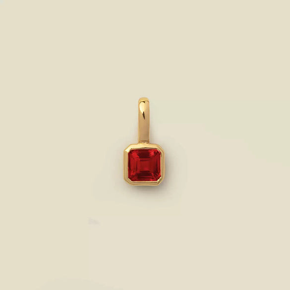 Necklace Pendant Women's Mixed Gemstone Setting Titanium Steel Geometric Style Set With Diamonds