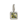 Necklace Pendant Women's Mixed Gemstone Setting Titanium Steel Geometric Style Set With Diamonds