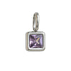 Necklace Pendant Women's Mixed Gemstone Setting Titanium Steel Geometric Style Set With Diamonds