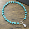 Necklace Pine Stone Alloy Geometric Handmade Punk Hip Hop Style