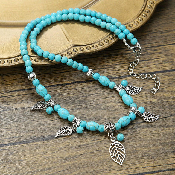 Necklace Pine Stone Alloy Geometric Handmade Punk Hip Hop Style