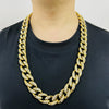 Necklace Plastic Resin Mixed Gem Inlay Geometric Diamond Twisted Chain Unisex Hip Hop Punk Style