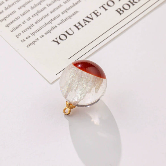 Necklace Plastic Resin Transparent Spherical Luminous Flying Eagle Diy Handmade Epoxy