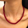 Necklace Polymer Clay Geometric Bohemian Style Electroplating Round