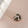 Necklace Python Zircon Snake Pattern Heart Shape Copper Electroplated For Women