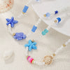 Necklace Resin Stainless Steel Polymer Clay Geometric Handmade Starfish Shell Conch Turtle For Women And Men
