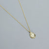 Necklace S925 Silver Drop Shape Ochain Electroplated