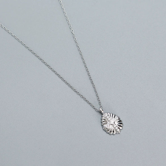 Necklace S925 Silver Drop Shape Ochain Electroplated