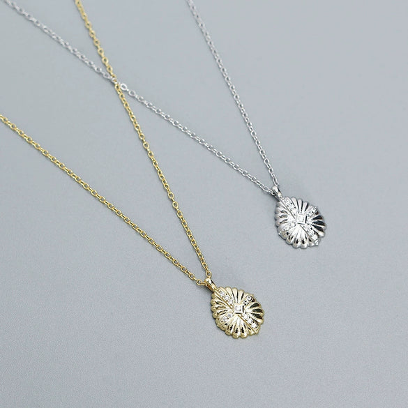 Necklace S925 Silver Drop Shape Ochain Electroplated