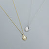 Necklace S925 Silver Drop Shape Ochain Electroplated