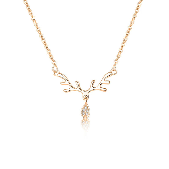 Necklace S925 Silver Geometric Design Cross Chain For Women