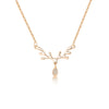 Necklace S925 Silver Geometric Design Cross Chain For Women