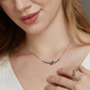 Necklace S925 Silver Geometric Diamond Design