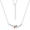 Necklace S925 Silver Geometric Diamond Design
