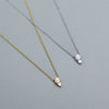 Necklace S925 Silver Geometric Electroplating Ochain Women's Jewelry