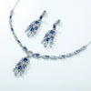 Necklace S925 Silver Geometric Ice Flower Cut High Carbon Diamond Cross Chain For Women