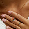 Necklace S925 Silver Zircon Geometric Light Luxury O Chain