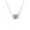 Necklace S925 Sterling Silver Geometric Cross Chain Electroplated Design