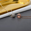 Necklace S925 Sterling Silver Geometric Cross Chain Electroplated Design