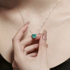 Necklace S925 Sterling Silver Geometric Electroplating Light Luxury Women's