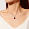 Necklace S925 Sterling Silver Geometric Style Diamond Chopin Chain For Women