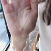 Necklace S925 Sterling Silver Heartshaped Love Diamond Pendant Women's Ochain