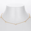 Necklace S925 Sterling Silver Leaf Pattern Minimalist Micro Inlay Zircon Electroplated Women's Jewelry