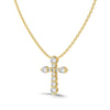 Necklace S925 Sterling Silver Light Luxury Geometric Cross Pendant Clavicle Chain For Women