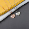 Necklace S925 Sterling Silver Love Cross Chain Mixed Gem Inlay Electroplating Design