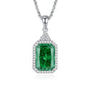 Necklace S925 Sterling Silver Zircon Pendant Chopin Chain For Women