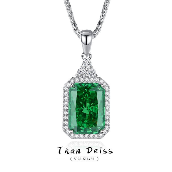 Necklace S925 Sterling Silver Zircon Pendant Chopin Chain For Women