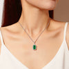 Necklace S925 Sterling Silver Zircon Pendant Chopin Chain For Women